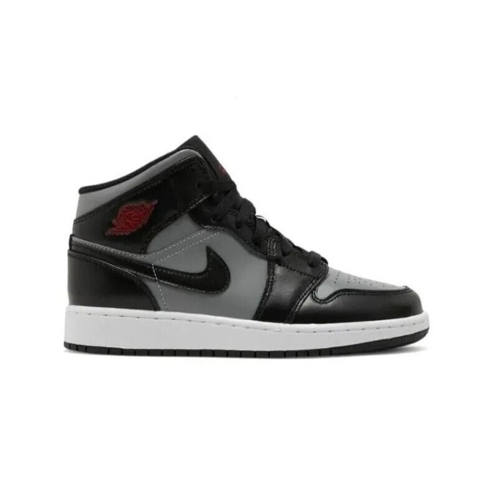 Jordan 1 Mid 'Shadow' (GS) 554725-096 - Picture 1 of 11